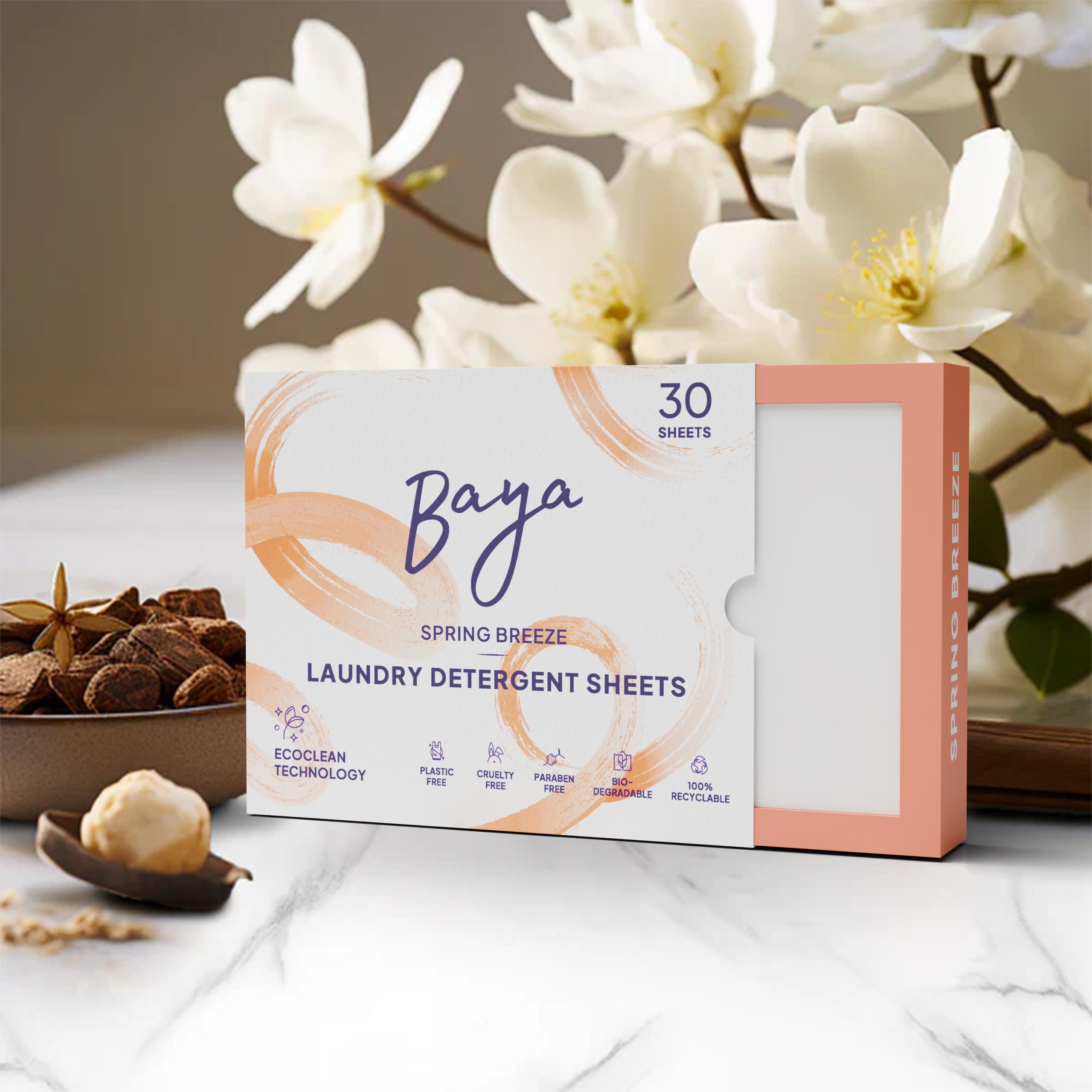 Baya Laundry Detergent Sheets - Spring Breeze