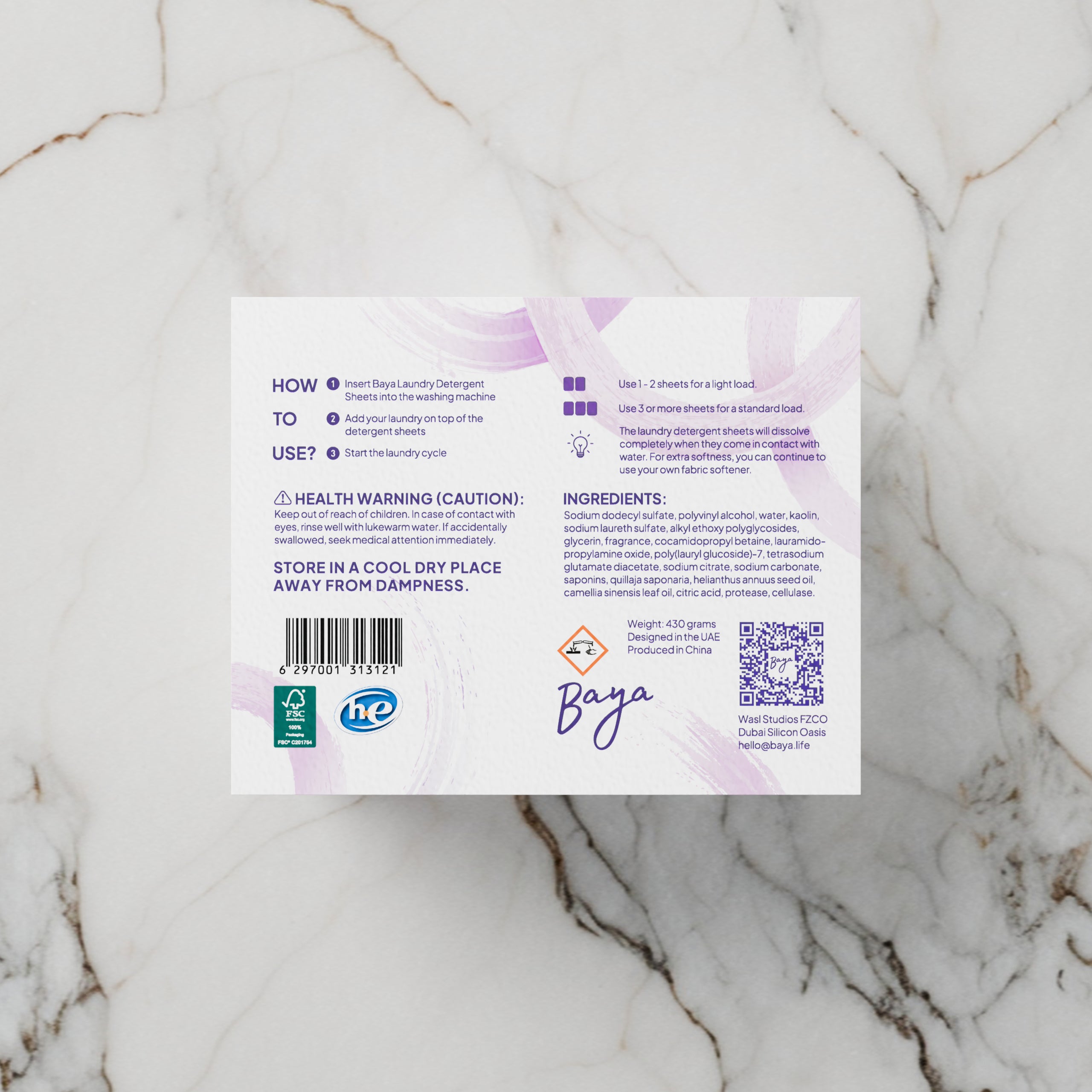 Baya Laundry Detergent Sheets - Autumn Bliss