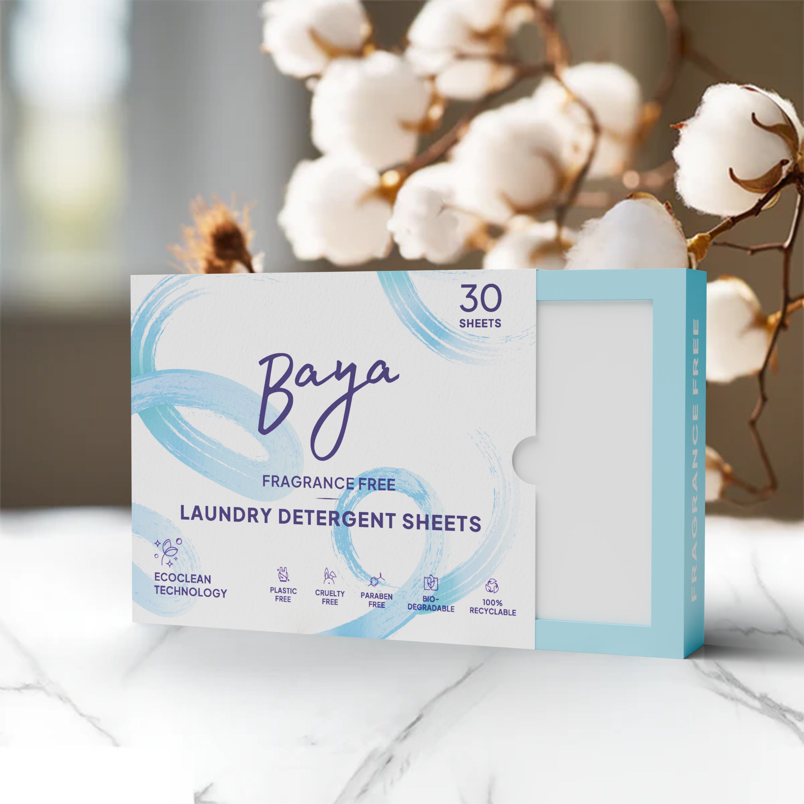 Baya Laundry Detergent Sheets - Fragrance Free
