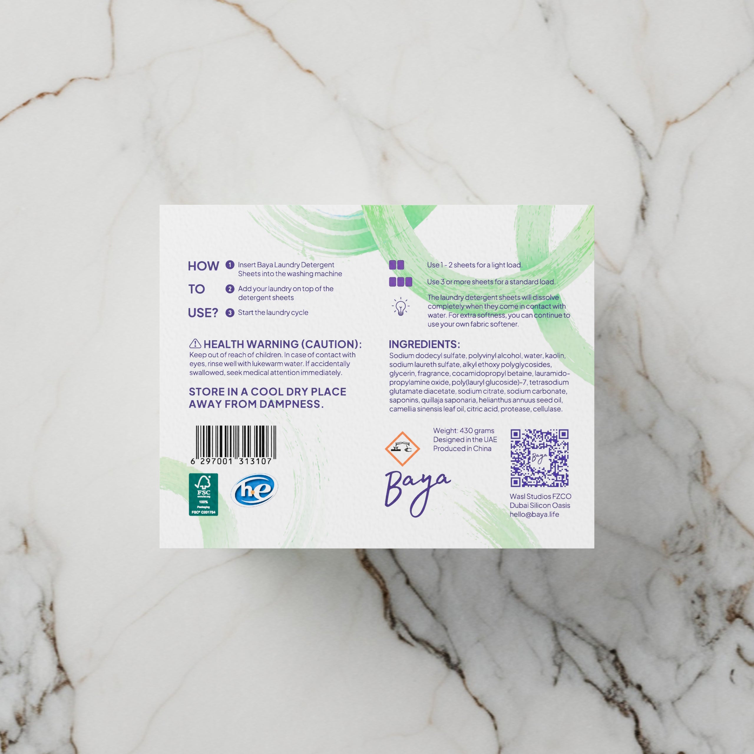 Laundry Detergent Sheets - Crisp Winter