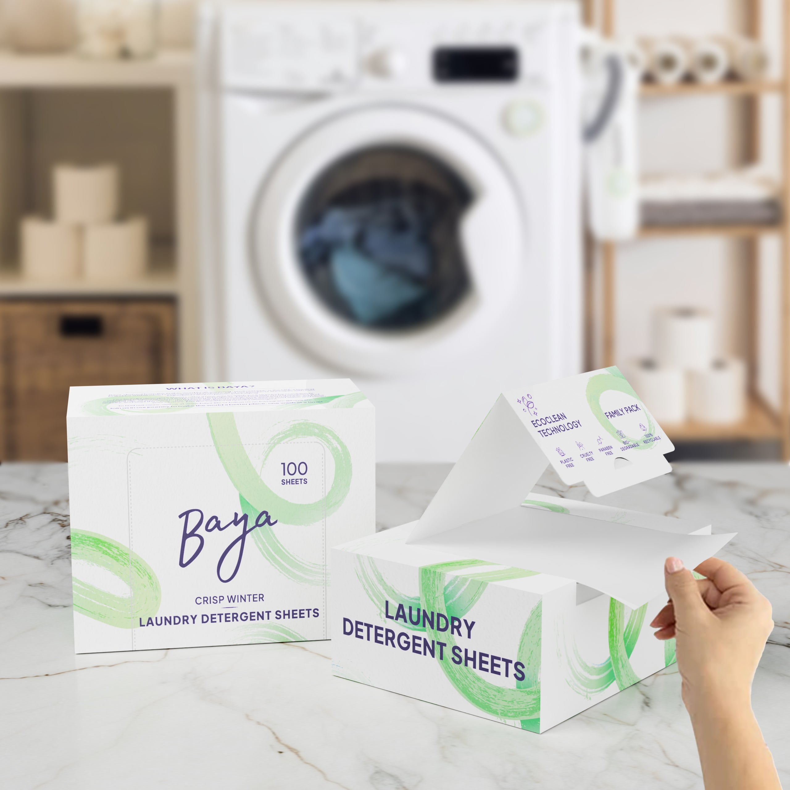Laundry Detergent Sheets - Crisp Winter