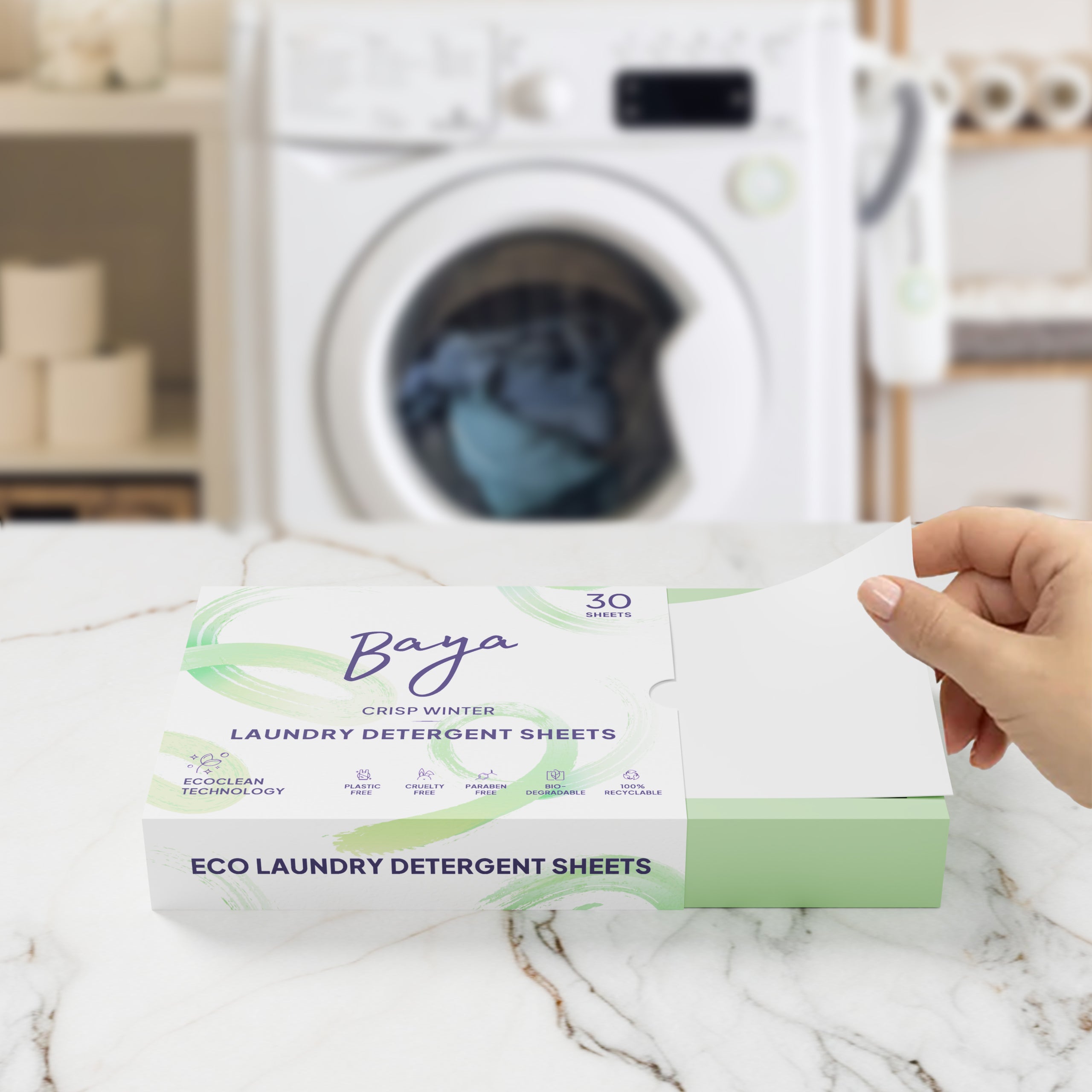 Laundry Detergent Sheets - Crisp Winter