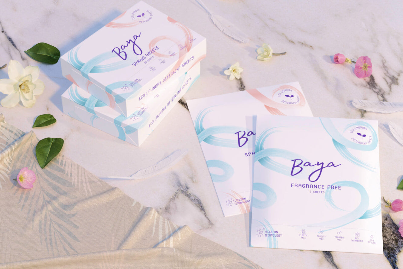 Eco-friendly laundry detergent sheets