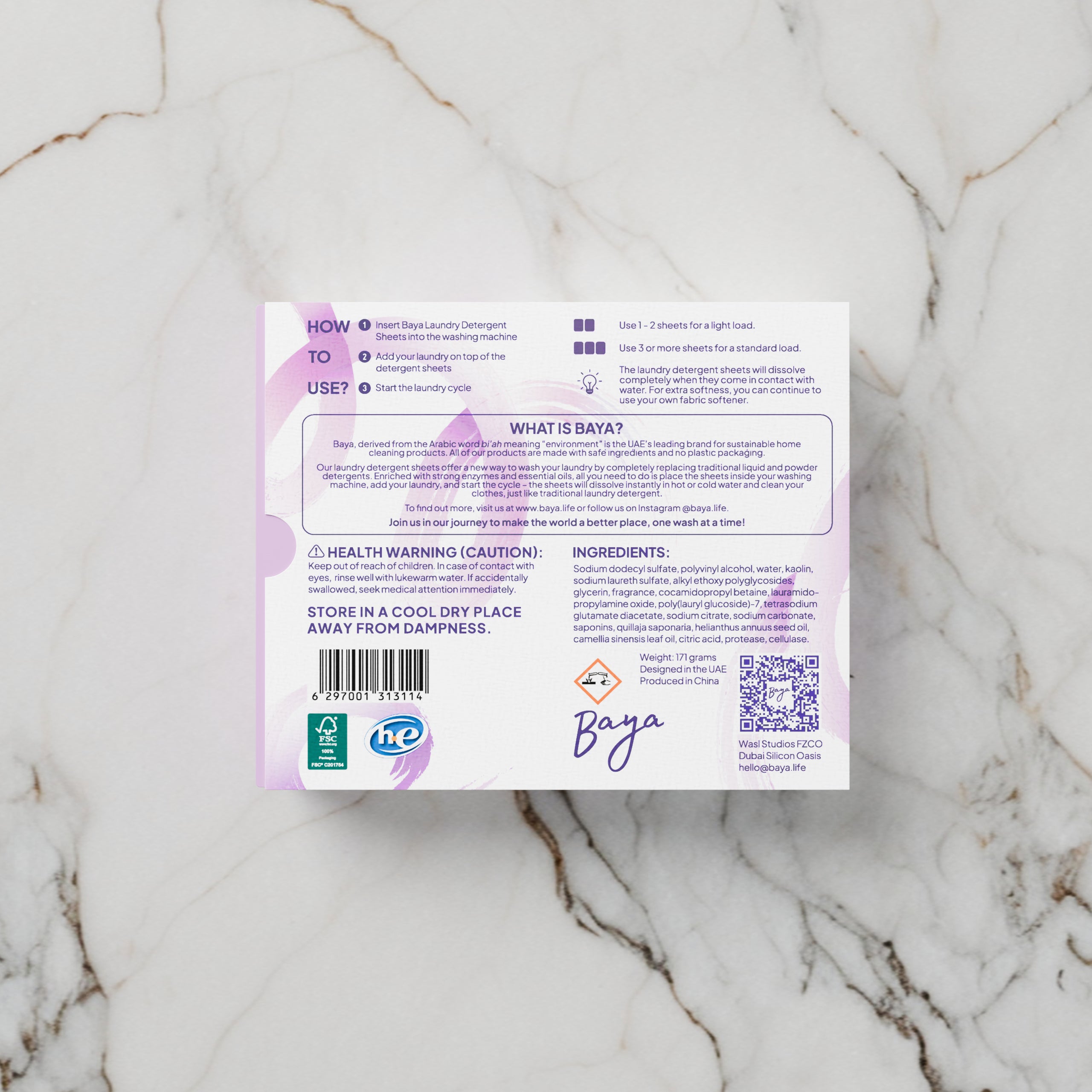 Baya Laundry Detergent Sheets - Autumn Bliss