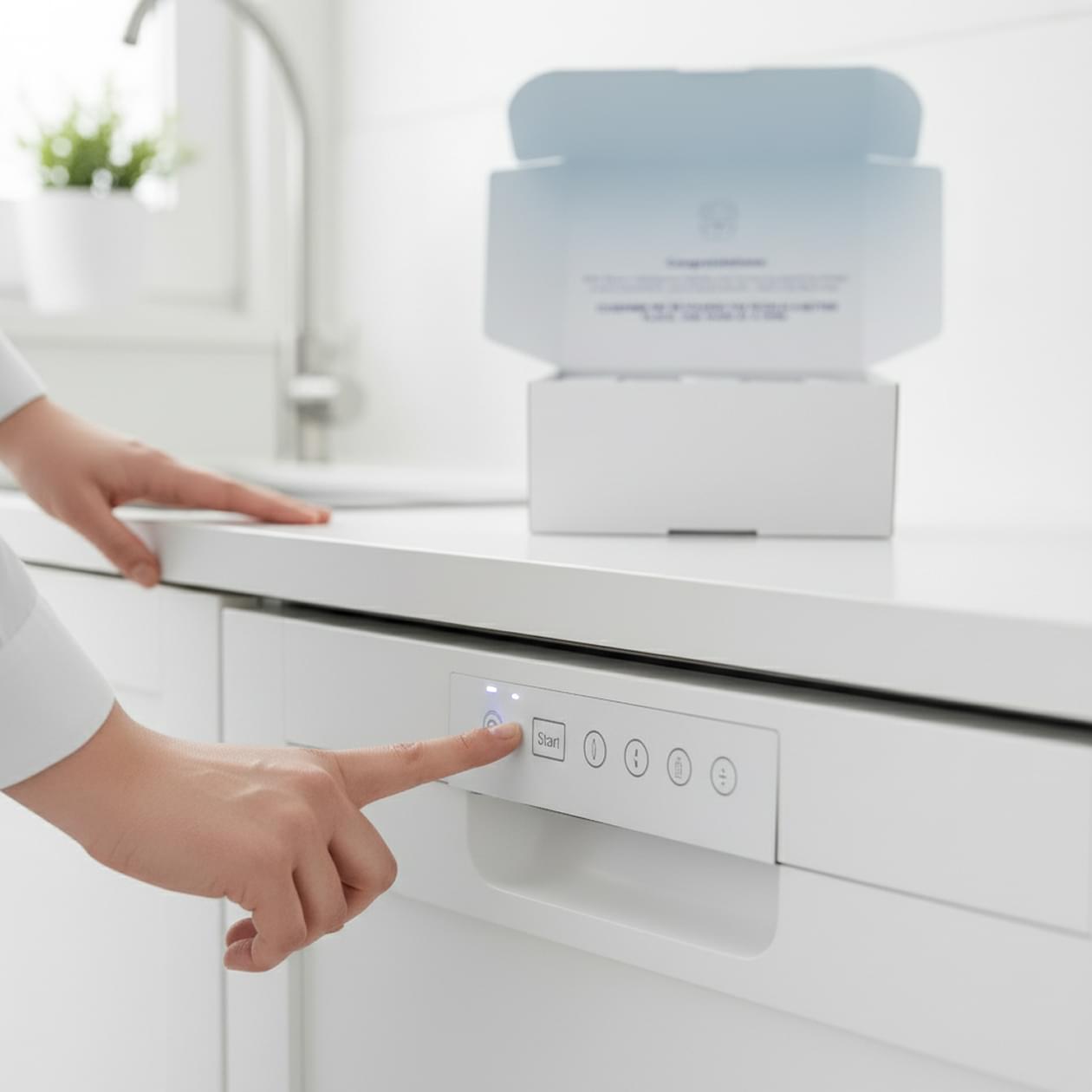 Laundry detergent sheets box